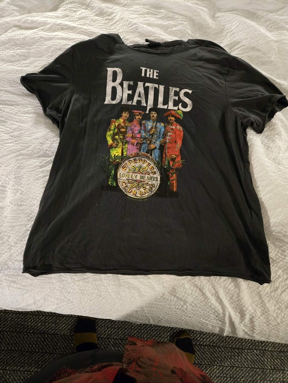 Amplified The Beatles Sgt Pepper Graphic Band Tee Black XXL